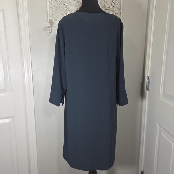 ⭐️H&M Blue Grey Dress Size 12 - Picture 4 of 6